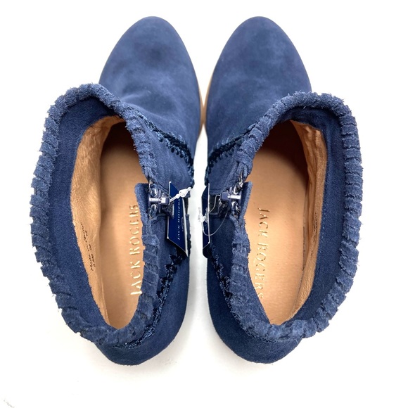 JACK ROGERS Blue Gemma Ankle Boots - Picture 8 of 14